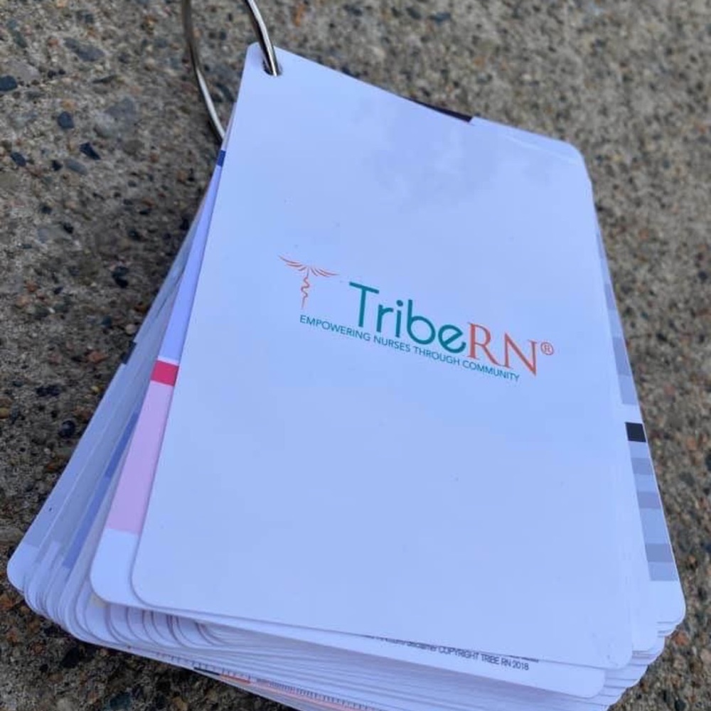 Tribe RN PocketGuru Set- 85 Scrub Pocket Sized Sheets